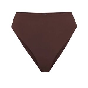 NWT Skims Swim Mid Waist Bottoms XL in Cocoa